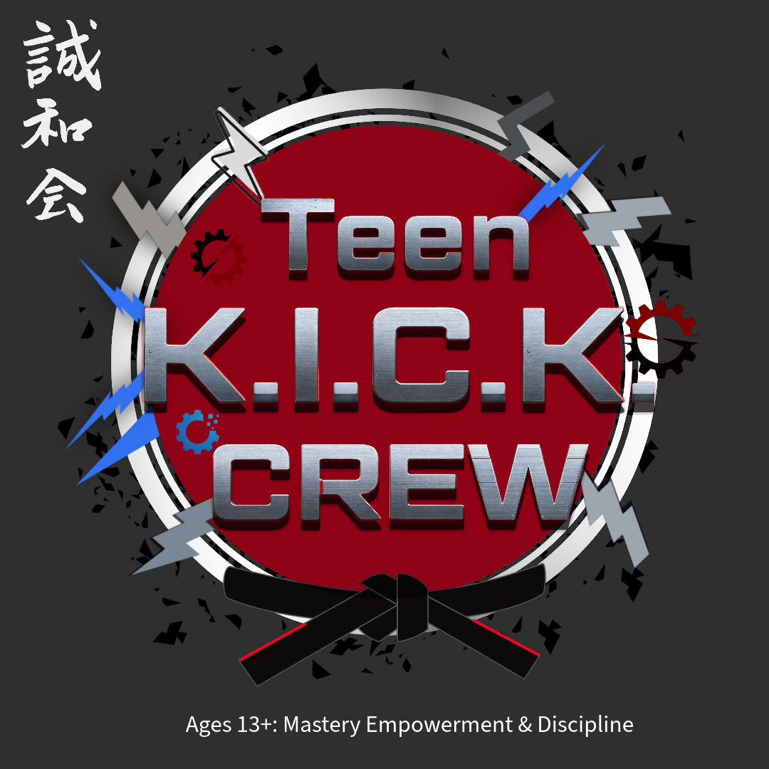 Teen K.I.C.K. Crew Logo for Ages 13 and older